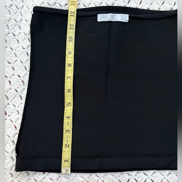 🖤ZARA CROPPED TUBE TOP - SIZE M - BLACK 🖤 - Picture 5 of 5